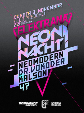 NEON NACHT @ FEEDBACK, Feedback, Niš