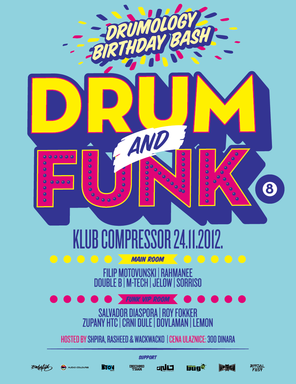 DRUM & FUNK :: DRUMOLOGY Birthday Bash, Compressor, Novi Sad