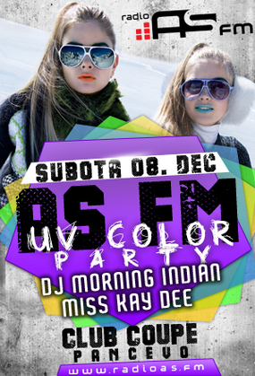 AS FM UV  COLOR PARTY, Club "COUPE", Pančevo