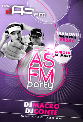 AS FM PARTY, Club "Diamond", Vrsac