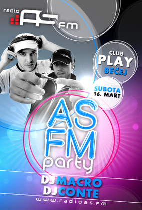 AS FM PARTY, Club "Play", Bečej