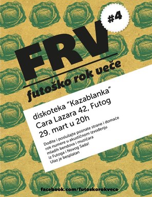 FRV - Futoško rok veče, Kulturno - informativni centar Mladost Futog, Futog