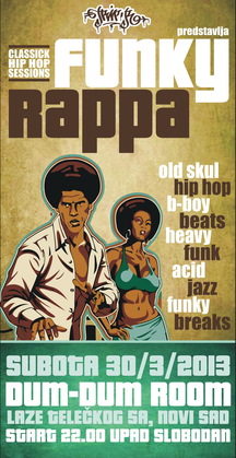 CLASSICK HIP HOP SESSIONS special: FUNKY RAPPA @ DUM-DUM ROOM (Laze Teleckog 5A), Novi Sad, Novi Sad