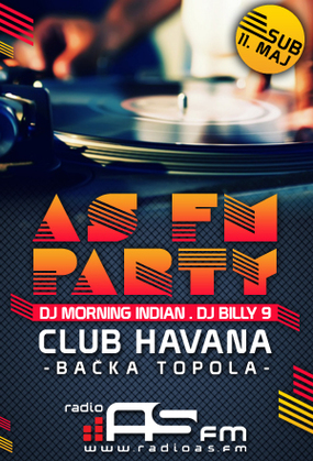 AS FM Party, Club Havana, Bačka Topola