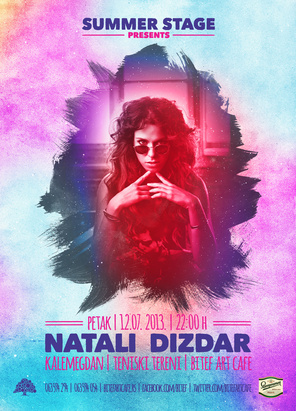 ►Natali Dizdar LIVE et SUMMER STAGE◄ PETAK 12.7., Novi Bitefartcafe, Beograd