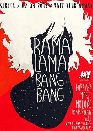 RAMALAMA BANBANG FOREVER MORE with Tijana Vladić (Tight Sweaters) - Moloko / Roísín Murphy night, My Way, Beograd