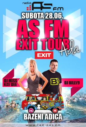 AS FM Party, Bazeni Adica, Ada