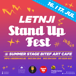 Letnji Stand Up fest @Summer Stage BitefArtCafe, Summer Stage BitefArtCafe, Beograd