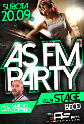 AS FM Party bečej, Club Stage, Bečej