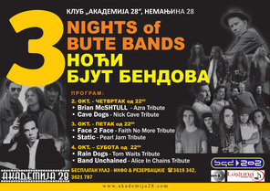 Festival tribjut bendova, Klub Akademija 28, Beograd