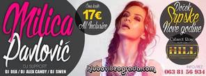 Club Hill - Milica Pavlovic - Docek Srpske Nove Godine, Grad Beograd, Beograd