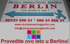 Letnji pocetni kurs nemackog jezika, BERLIN Skola nemackog jezika Novi Sad, Novi Sad