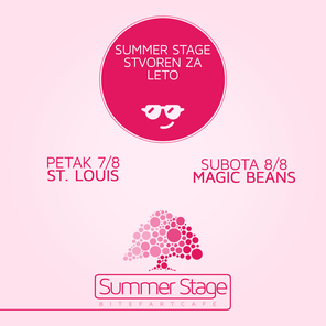 Petak: St. Louis || Subota: Magic Beans @ Summer Stage, Summer Stage BitefArtCafe, Beograd