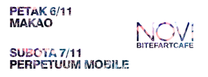 Novi Bitefartcafe:  Subota 7/11 Perpetuum Mobile, Novi Bitefartcafe, Beograd