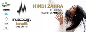 Hindi Zahra 9. februar Musicology Barcaffe Sessions, Novi Bitefartcafe, Beograd