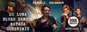 Di Luna Blues Band i Nataša Guberinić / 2. decembar, BITEF teatar, Beograd