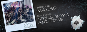Subota 17/12 Girls, Boys and Toys, Novi Bitefartcafe, Beograd