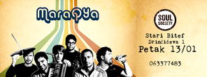 Maraqya SOUL Society - stari klub Bitef petak 13/01, BITEF teatar, Beograd