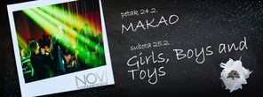 Subota 25/02 Girls ,Boys and Toys, Novi Bitefartcafe, Beograd