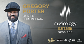 Gregory Porter 20. april Musicology Barcaffe Sessions, Dom Sindikata, Beograd