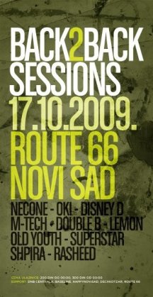 Back2Back sessions, Route 66, Novi Sad