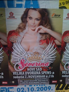 Severina, Spens, Novi Sad