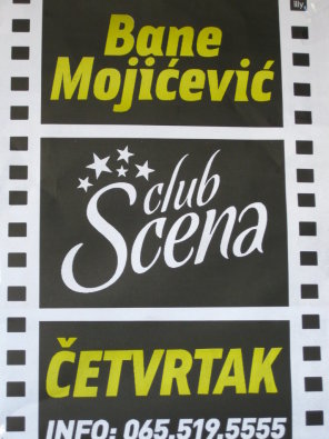 Bane Mojićević, Club Scena, Novi Sad